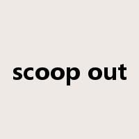 scoop out是什么意思