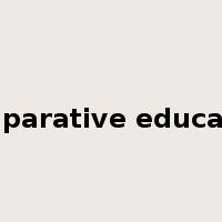comparative education是什么意思