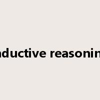inductive reasoning是什么意思