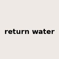 return water是什么意思