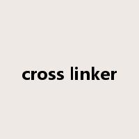 cross linker是什么意思