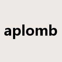 aplomb是什么意思