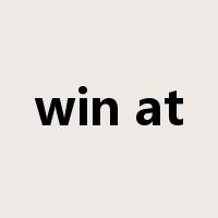 win at是什么意思