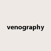venography是什么意思