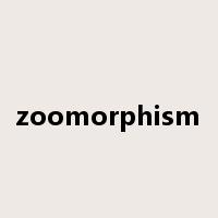 zoomorphism是什么意思