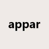 appar是什么意思