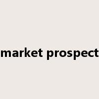 market prospect是什么意思