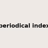 periodical index是什么意思
