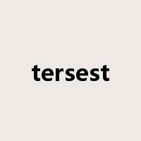 tersest是什么意思