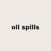 oil spills是什么意思
