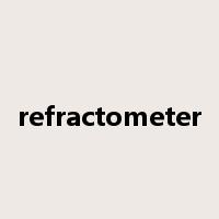 refractometer是什么意思