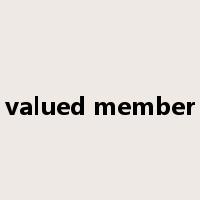valued member是什么意思