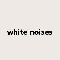 white noises是什么意思