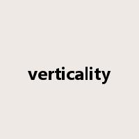 verticality是什么意思