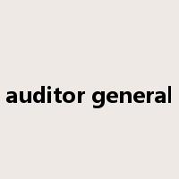 auditor general是什么意思