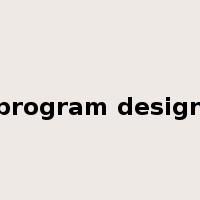program design是什么意思