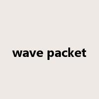 wave packet是什么意思