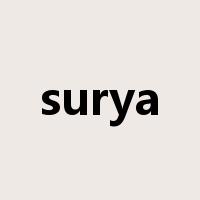 surya是什么意思