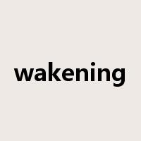 wakening是什么意思