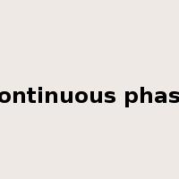 continuous phase是什么意思