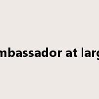 ambassador at large是什么意思