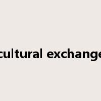 cultural exchange是什么意思