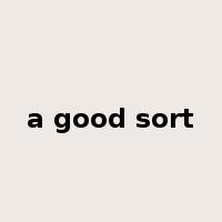 a good sort是什么意思