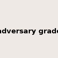 adversary grade是什么意思