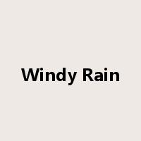 Windy Rain是什么意思