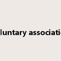 voluntary association是什么意思