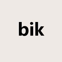 bik是什么意思