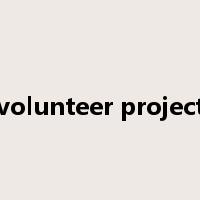 volunteer project是什么意思
