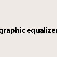graphic equalizer是什么意思