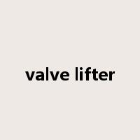 valve lifter是什么意思