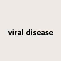 viral disease是什么意思