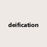 deification是什么意思