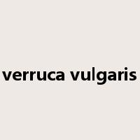 verruca vulgaris是什么意思