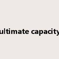 ultimate capacity是什么意思