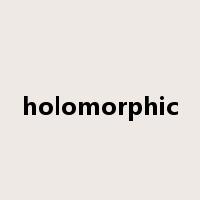 holomorphic是什么意思