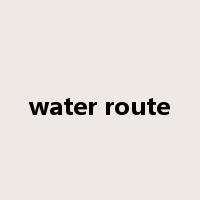 water route是什么意思