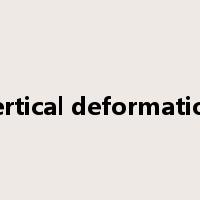 vertical deformation是什么意思