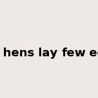 Fat hens lay few eggs是什么意思