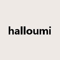 halloumi是什么意思
