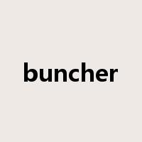 buncher是什么意思