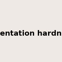 indentation hardness是什么意思