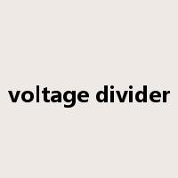 voltage divider是什么意思
