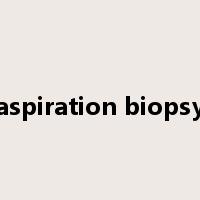 aspiration biopsy是什么意思