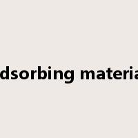 adsorbing material是什么意思
