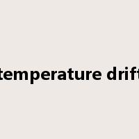temperature drift是什么意思
