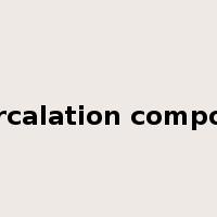 intercalation compound是什么意思